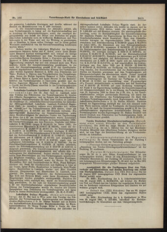 Verordnungs-Blatt für Eisenbahnen und Schiffahrt: Veröffentlichungen in Tarif- und Transport-Angelegenheiten 19070903 Seite: 7