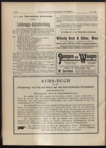 Verordnungs-Blatt für Eisenbahnen und Schiffahrt: Veröffentlichungen in Tarif- und Transport-Angelegenheiten 19070907 Seite: 10