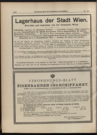 Verordnungs-Blatt für Eisenbahnen und Schiffahrt: Veröffentlichungen in Tarif- und Transport-Angelegenheiten 19070910 Seite: 6