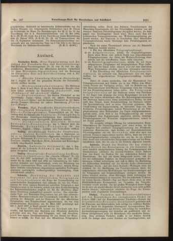 Verordnungs-Blatt für Eisenbahnen und Schiffahrt: Veröffentlichungen in Tarif- und Transport-Angelegenheiten 19070912 Seite: 19