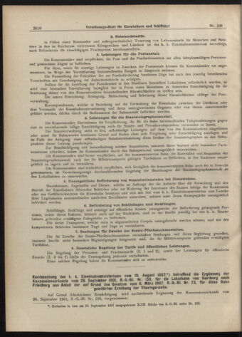 Verordnungs-Blatt für Eisenbahnen und Schiffahrt: Veröffentlichungen in Tarif- und Transport-Angelegenheiten 19070914 Seite: 10