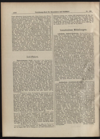 Verordnungs-Blatt für Eisenbahnen und Schiffahrt: Veröffentlichungen in Tarif- und Transport-Angelegenheiten 19070917 Seite: 12