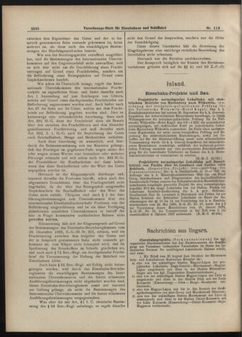 Verordnungs-Blatt für Eisenbahnen und Schiffahrt: Veröffentlichungen in Tarif- und Transport-Angelegenheiten 19070926 Seite: 4