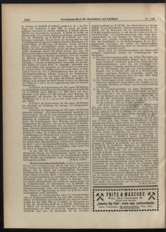 Verordnungs-Blatt für Eisenbahnen und Schiffahrt: Veröffentlichungen in Tarif- und Transport-Angelegenheiten 19070926 Seite: 6