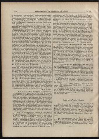 Verordnungs-Blatt für Eisenbahnen und Schiffahrt: Veröffentlichungen in Tarif- und Transport-Angelegenheiten 19070928 Seite: 6