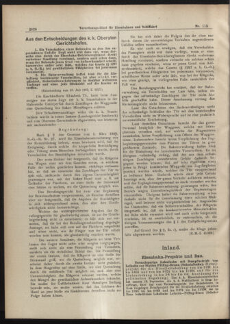 Verordnungs-Blatt für Eisenbahnen und Schiffahrt: Veröffentlichungen in Tarif- und Transport-Angelegenheiten 19071001 Seite: 2