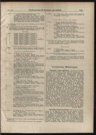 Verordnungs-Blatt für Eisenbahnen und Schiffahrt: Veröffentlichungen in Tarif- und Transport-Angelegenheiten 19071005 Seite: 5