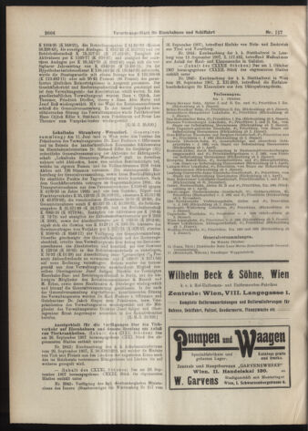 Verordnungs-Blatt für Eisenbahnen und Schiffahrt: Veröffentlichungen in Tarif- und Transport-Angelegenheiten 19071005 Seite: 6