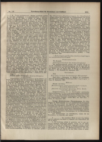 Verordnungs-Blatt für Eisenbahnen und Schiffahrt: Veröffentlichungen in Tarif- und Transport-Angelegenheiten 19071008 Seite: 5