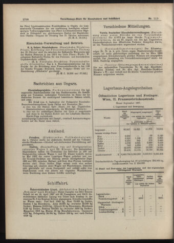 Verordnungs-Blatt für Eisenbahnen und Schiffahrt: Veröffentlichungen in Tarif- und Transport-Angelegenheiten 19071010 Seite: 4