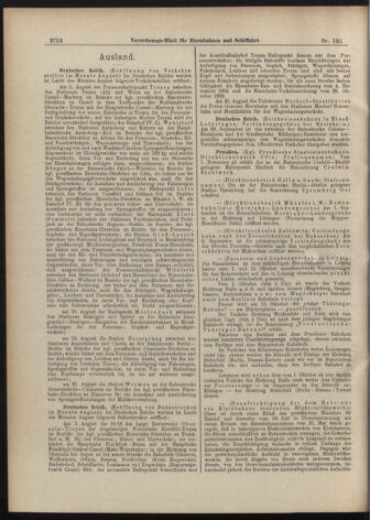 Verordnungs-Blatt für Eisenbahnen und Schiffahrt: Veröffentlichungen in Tarif- und Transport-Angelegenheiten 19071015 Seite: 12