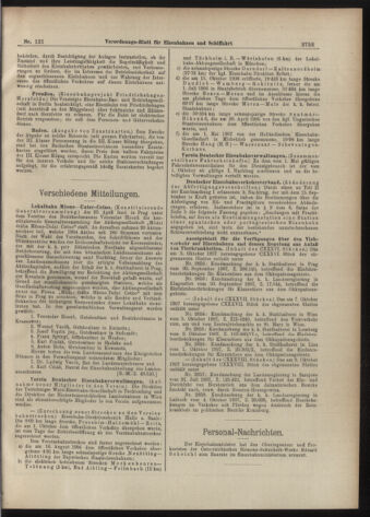 Verordnungs-Blatt für Eisenbahnen und Schiffahrt: Veröffentlichungen in Tarif- und Transport-Angelegenheiten 19071015 Seite: 13