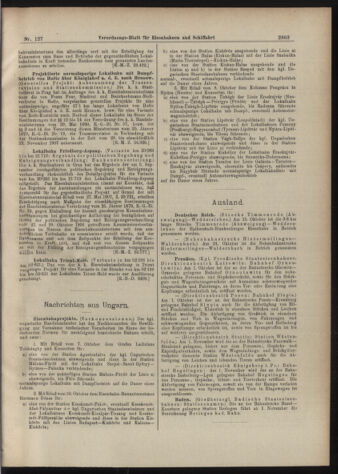 Verordnungs-Blatt für Eisenbahnen und Schiffahrt: Veröffentlichungen in Tarif- und Transport-Angelegenheiten 19071029 Seite: 3