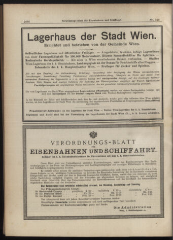 Verordnungs-Blatt für Eisenbahnen und Schiffahrt: Veröffentlichungen in Tarif- und Transport-Angelegenheiten 19071031 Seite: 6