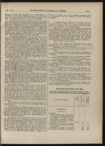 Verordnungs-Blatt für Eisenbahnen und Schiffahrt: Veröffentlichungen in Tarif- und Transport-Angelegenheiten 19071109 Seite: 19