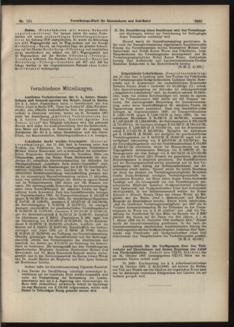 Verordnungs-Blatt für Eisenbahnen und Schiffahrt: Veröffentlichungen in Tarif- und Transport-Angelegenheiten 19071109 Seite: 21