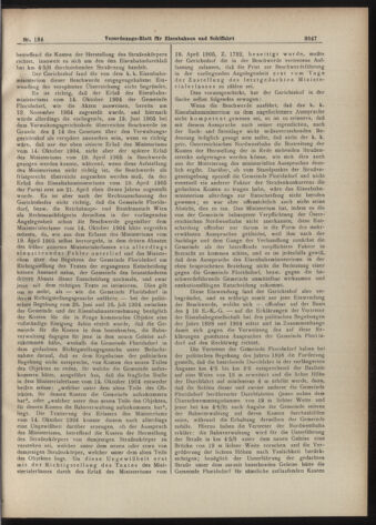 Verordnungs-Blatt für Eisenbahnen und Schiffahrt: Veröffentlichungen in Tarif- und Transport-Angelegenheiten 19071119 Seite: 3