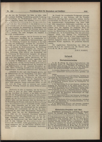 Verordnungs-Blatt für Eisenbahnen und Schiffahrt: Veröffentlichungen in Tarif- und Transport-Angelegenheiten 19071119 Seite: 5