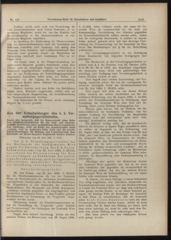 Verordnungs-Blatt für Eisenbahnen und Schiffahrt: Veröffentlichungen in Tarif- und Transport-Angelegenheiten 19071126 Seite: 3