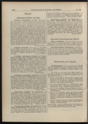 Verordnungs-Blatt für Eisenbahnen und Schiffahrt: Veröffentlichungen in Tarif- und Transport-Angelegenheiten 19071128 Seite: 6