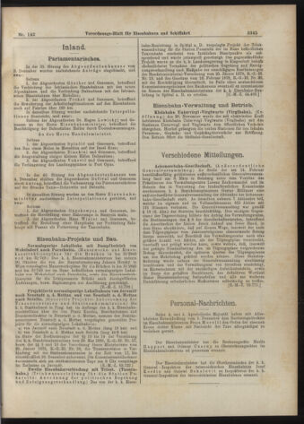 Verordnungs-Blatt für Eisenbahnen und Schiffahrt: Veröffentlichungen in Tarif- und Transport-Angelegenheiten 19071207 Seite: 13