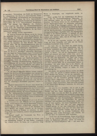 Verordnungs-Blatt für Eisenbahnen und Schiffahrt: Veröffentlichungen in Tarif- und Transport-Angelegenheiten 19071210 Seite: 3