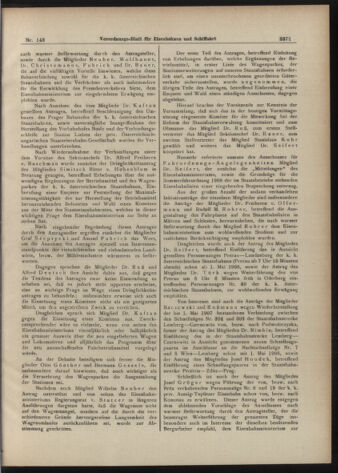 Verordnungs-Blatt für Eisenbahnen und Schiffahrt: Veröffentlichungen in Tarif- und Transport-Angelegenheiten 19071210 Seite: 7