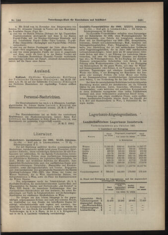 Verordnungs-Blatt für Eisenbahnen und Schiffahrt: Veröffentlichungen in Tarif- und Transport-Angelegenheiten 19071212 Seite: 15