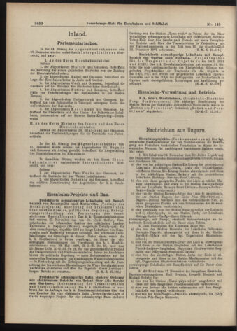 Verordnungs-Blatt für Eisenbahnen und Schiffahrt: Veröffentlichungen in Tarif- und Transport-Angelegenheiten 19071214 Seite: 2