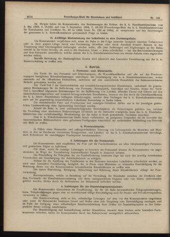 Verordnungs-Blatt für Eisenbahnen und Schiffahrt: Veröffentlichungen in Tarif- und Transport-Angelegenheiten 19071221 Seite: 6