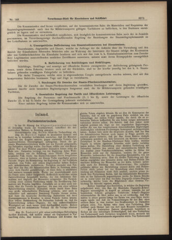 Verordnungs-Blatt für Eisenbahnen und Schiffahrt: Veröffentlichungen in Tarif- und Transport-Angelegenheiten 19071221 Seite: 7