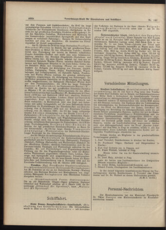 Verordnungs-Blatt für Eisenbahnen und Schiffahrt: Veröffentlichungen in Tarif- und Transport-Angelegenheiten 19071224 Seite: 8