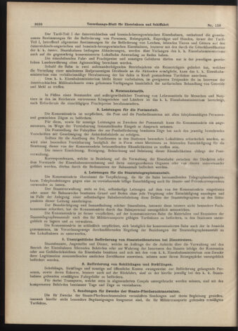 Verordnungs-Blatt für Eisenbahnen und Schiffahrt: Veröffentlichungen in Tarif- und Transport-Angelegenheiten 19071228 Seite: 6