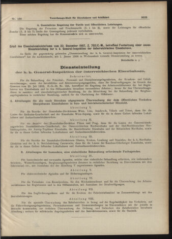 Verordnungs-Blatt für Eisenbahnen und Schiffahrt: Veröffentlichungen in Tarif- und Transport-Angelegenheiten 19071228 Seite: 7