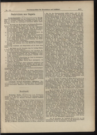 Verordnungs-Blatt für Eisenbahnen und Schiffahrt: Veröffentlichungen in Tarif- und Transport-Angelegenheiten 19071231 Seite: 5