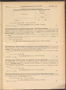 Verordnungs-Blatt für Eisenbahnen und Schiffahrt: Veröffentlichungen in Tarif- und Transport-Angelegenheiten 19080109 Seite: 9