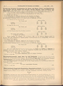 Verordnungs-Blatt für Eisenbahnen und Schiffahrt: Veröffentlichungen in Tarif- und Transport-Angelegenheiten 19080121 Seite: 5