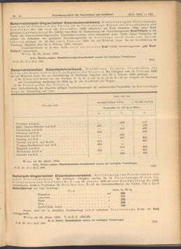 Verordnungs-Blatt für Eisenbahnen und Schiffahrt: Veröffentlichungen in Tarif- und Transport-Angelegenheiten 19080128 Seite: 11