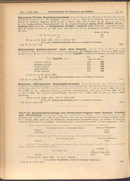 Verordnungs-Blatt für Eisenbahnen und Schiffahrt: Veröffentlichungen in Tarif- und Transport-Angelegenheiten 19080128 Seite: 12