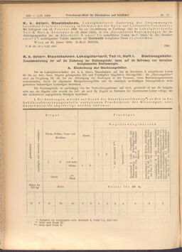 Verordnungs-Blatt für Eisenbahnen und Schiffahrt: Veröffentlichungen in Tarif- und Transport-Angelegenheiten 19080201 Seite: 2