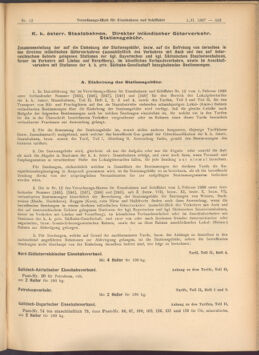 Verordnungs-Blatt für Eisenbahnen und Schiffahrt: Veröffentlichungen in Tarif- und Transport-Angelegenheiten 19080201 Seite: 43