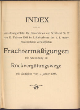 Verordnungs-Blatt für Eisenbahnen und Schiffahrt: Veröffentlichungen in Tarif- und Transport-Angelegenheiten 19080211 Seite: 39