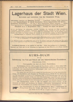 Verordnungs-Blatt für Eisenbahnen und Schiffahrt: Veröffentlichungen in Tarif- und Transport-Angelegenheiten 19080215 Seite: 14