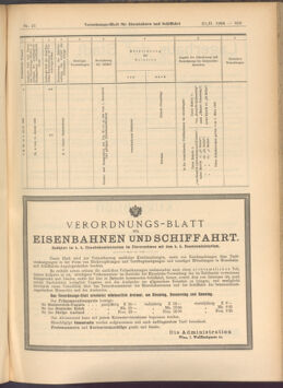 Verordnungs-Blatt für Eisenbahnen und Schiffahrt: Veröffentlichungen in Tarif- und Transport-Angelegenheiten 19080222 Seite: 11