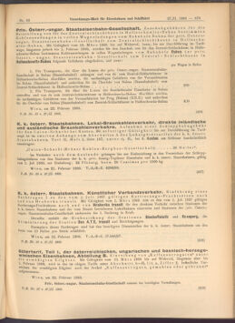 Verordnungs-Blatt für Eisenbahnen und Schiffahrt: Veröffentlichungen in Tarif- und Transport-Angelegenheiten 19080227 Seite: 3