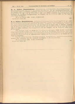 Verordnungs-Blatt für Eisenbahnen und Schiffahrt: Veröffentlichungen in Tarif- und Transport-Angelegenheiten 19080227 Seite: 6