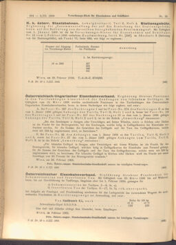 Verordnungs-Blatt für Eisenbahnen und Schiffahrt: Veröffentlichungen in Tarif- und Transport-Angelegenheiten 19080303 Seite: 2