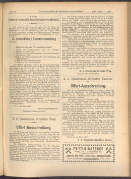 Verordnungs-Blatt für Eisenbahnen und Schiffahrt: Veröffentlichungen in Tarif- und Transport-Angelegenheiten 19080402 Seite: 11