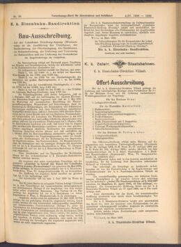 Verordnungs-Blatt für Eisenbahnen und Schiffahrt: Veröffentlichungen in Tarif- und Transport-Angelegenheiten 19080404 Seite: 9