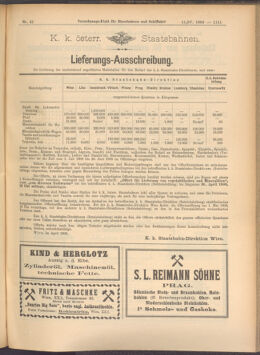 Verordnungs-Blatt für Eisenbahnen und Schiffahrt: Veröffentlichungen in Tarif- und Transport-Angelegenheiten 19080411 Seite: 11